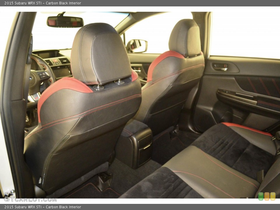 Carbon Black Interior Rear Seat for the 2015 Subaru WRX STI #108279284