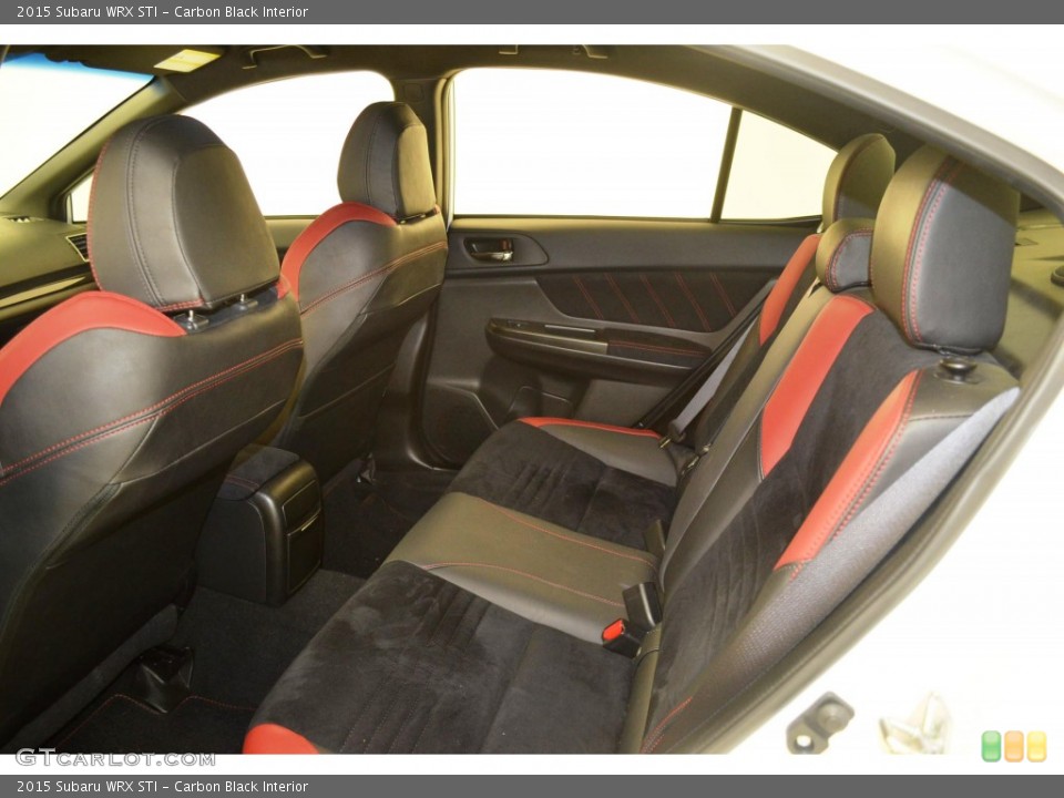 Carbon Black Interior Rear Seat for the 2015 Subaru WRX STI #108279320