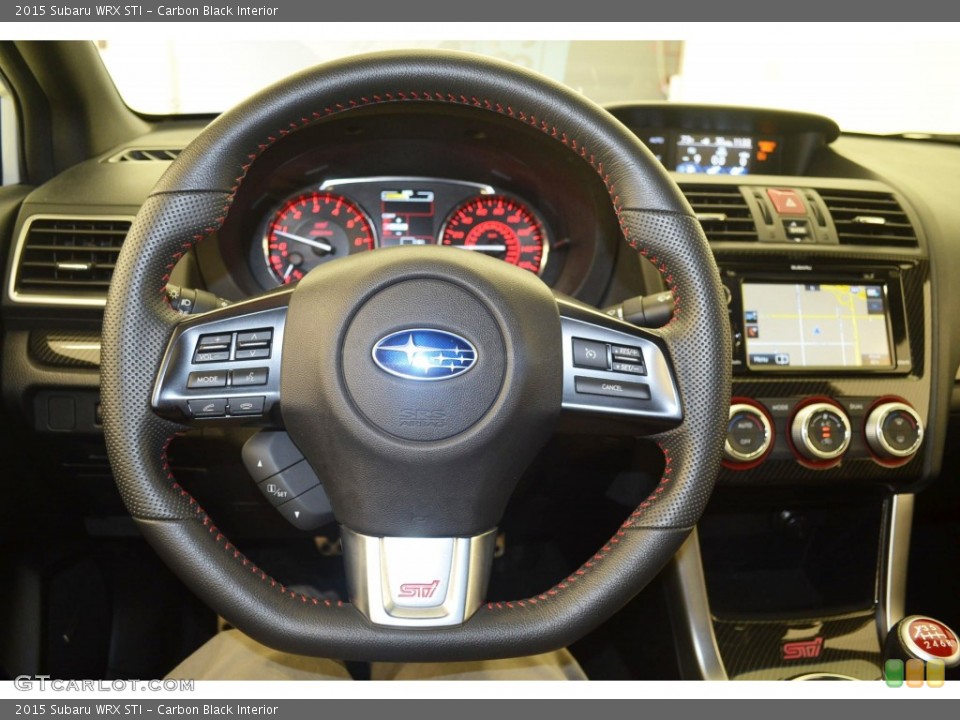 Carbon Black Interior Steering Wheel for the 2015 Subaru WRX STI #108279632