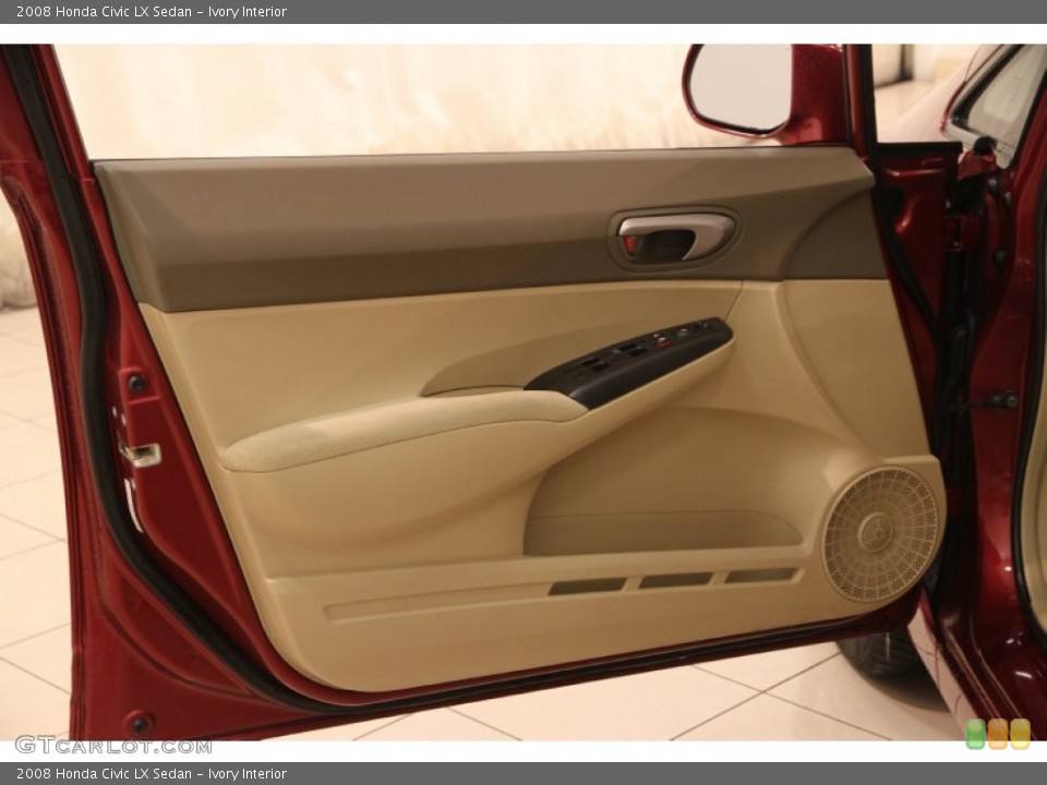 Ivory Interior Door Panel for the 2008 Honda Civic LX Sedan #108281804
