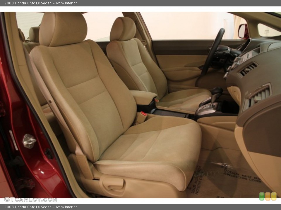 Ivory Interior Front Seat for the 2008 Honda Civic LX Sedan #108281936