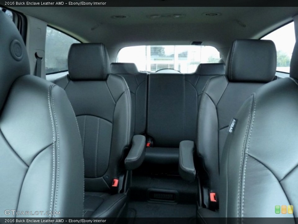 Ebony/Ebony Interior Photo for the 2016 Buick Enclave Leather AWD #108282962