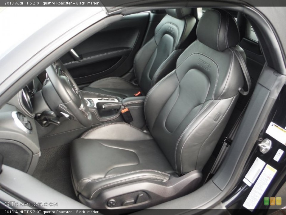 Black Interior Front Seat for the 2013 Audi TT S 2.0T quattro Roadster #108283046