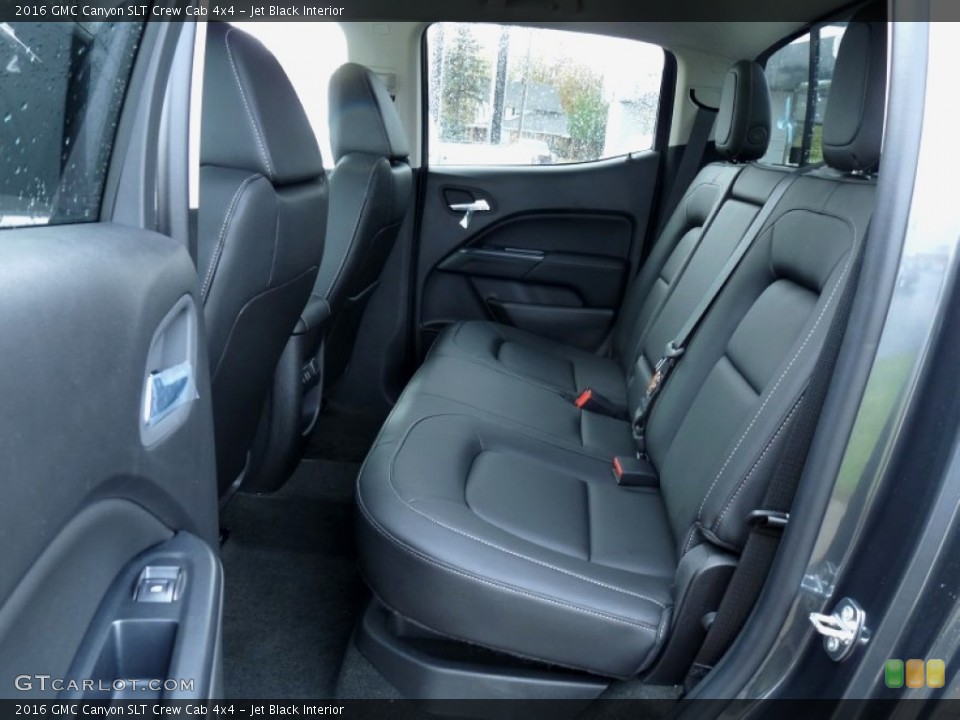 Jet Black Interior Rear Seat for the 2016 GMC Canyon SLT Crew Cab 4x4 #108283148