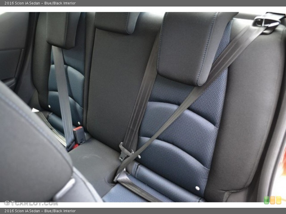 Blue/Black Interior Rear Seat for the 2016 Scion iA Sedan #108285626
