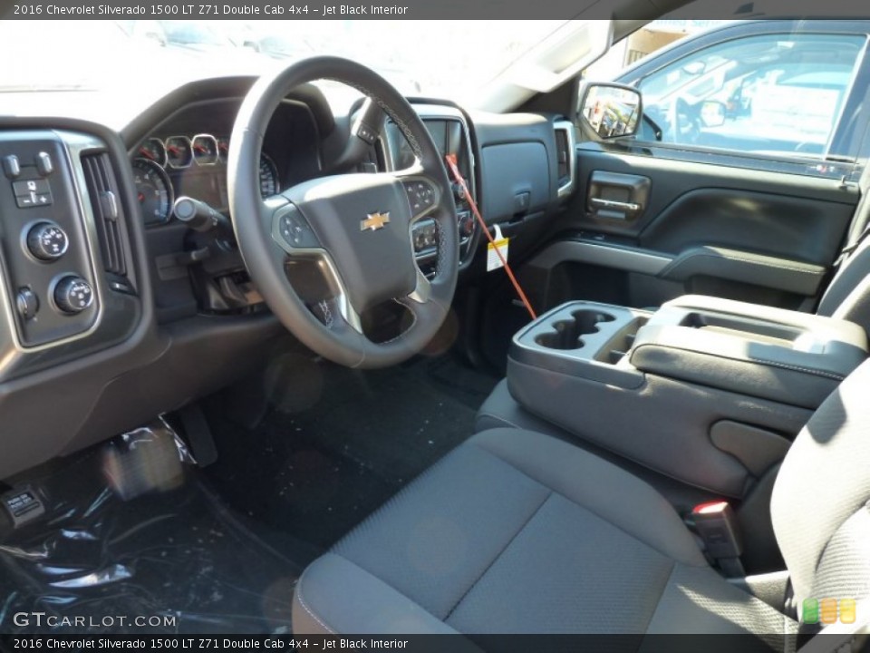 Jet Black Interior Prime Interior for the 2016 Chevrolet Silverado 1500 LT Z71 Double Cab 4x4 #108288852