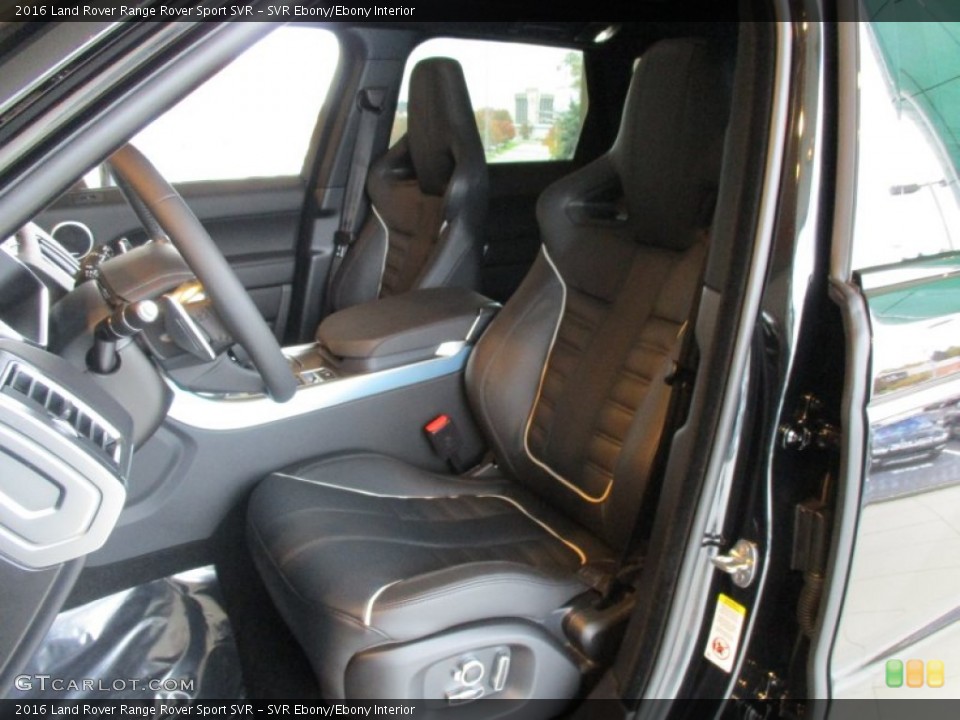 SVR Ebony/Ebony 2016 Land Rover Range Rover Sport Interiors