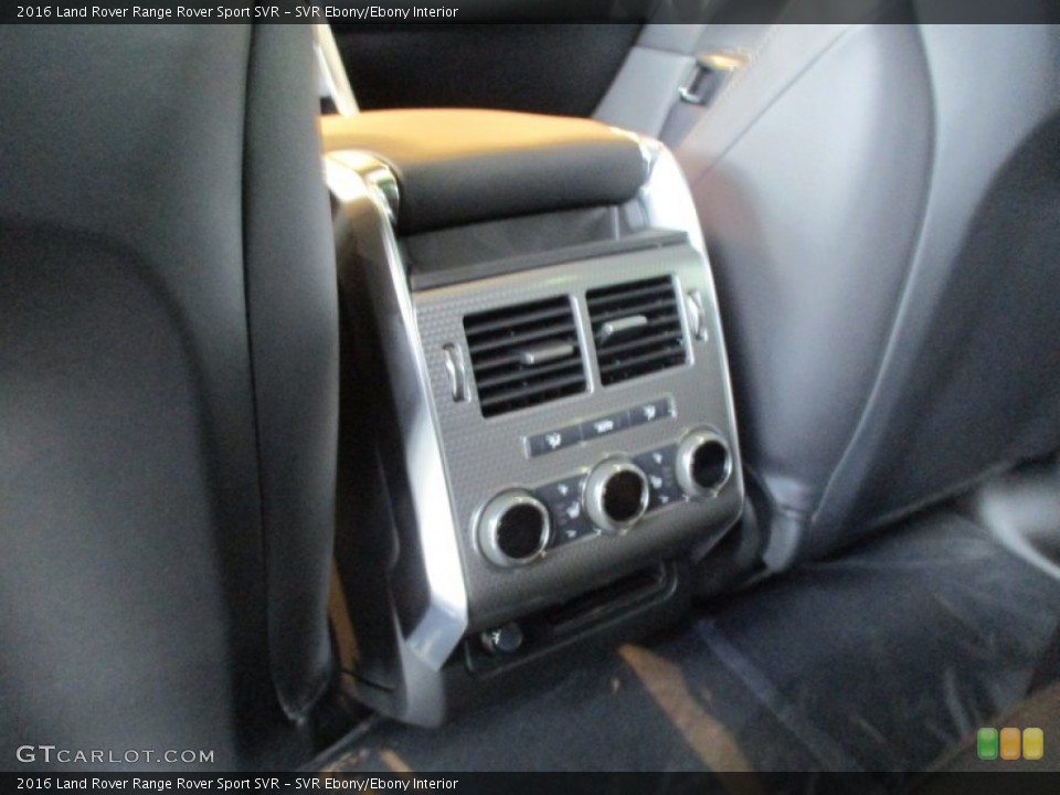 SVR Ebony/Ebony Interior Controls for the 2016 Land Rover Range Rover Sport SVR #108291930