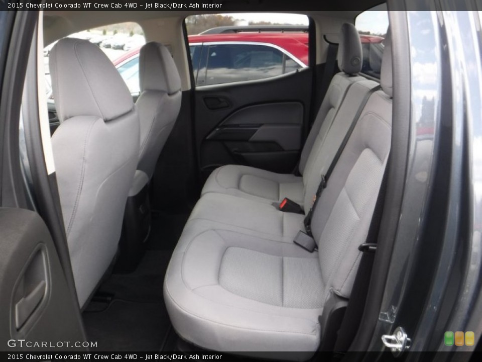 Jet Black/Dark Ash Interior Rear Seat for the 2015 Chevrolet Colorado WT Crew Cab 4WD #108293796