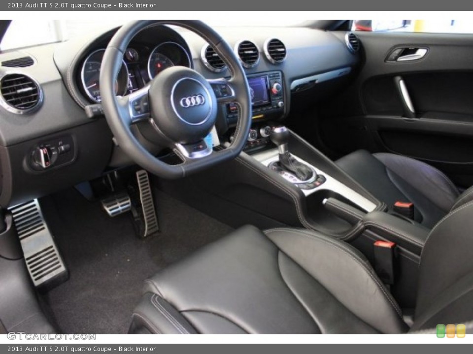 Black 2013 Audi TT Interiors