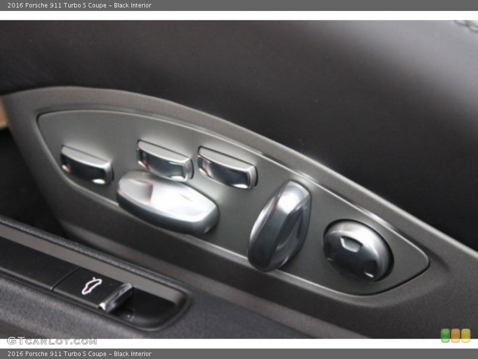 Black Interior Controls for the 2016 Porsche 911 Turbo S Coupe #108307164