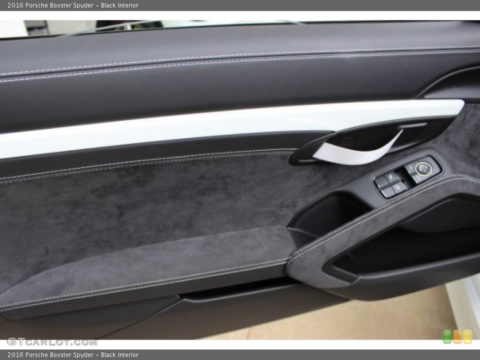 Black Interior Door Panel for the 2016 Porsche Boxster Spyder #108307887