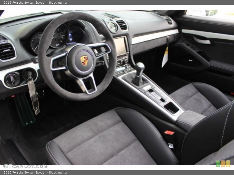 Black Interior Prime Interior for the 2016 Porsche Boxster Spyder #108307908