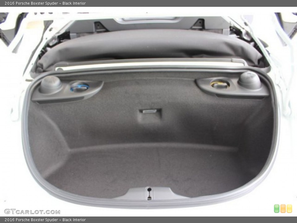Black Interior Trunk for the 2016 Porsche Boxster Spyder #108308109