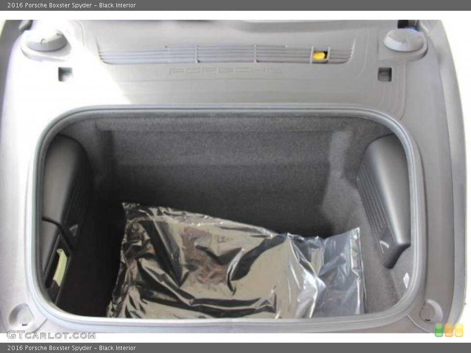 Black Interior Trunk for the 2016 Porsche Boxster Spyder #108308121
