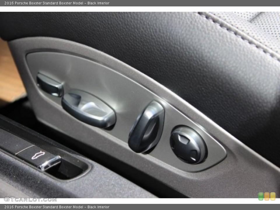 Black Interior Controls for the 2016 Porsche Boxster  #108308532