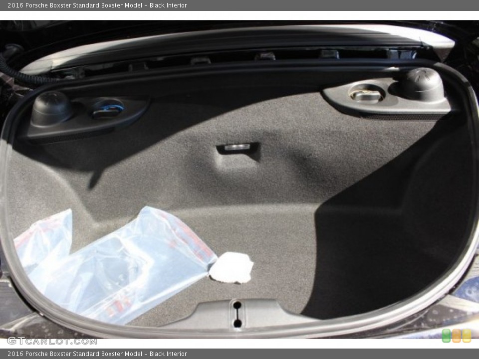 Black Interior Trunk for the 2016 Porsche Boxster  #108308803