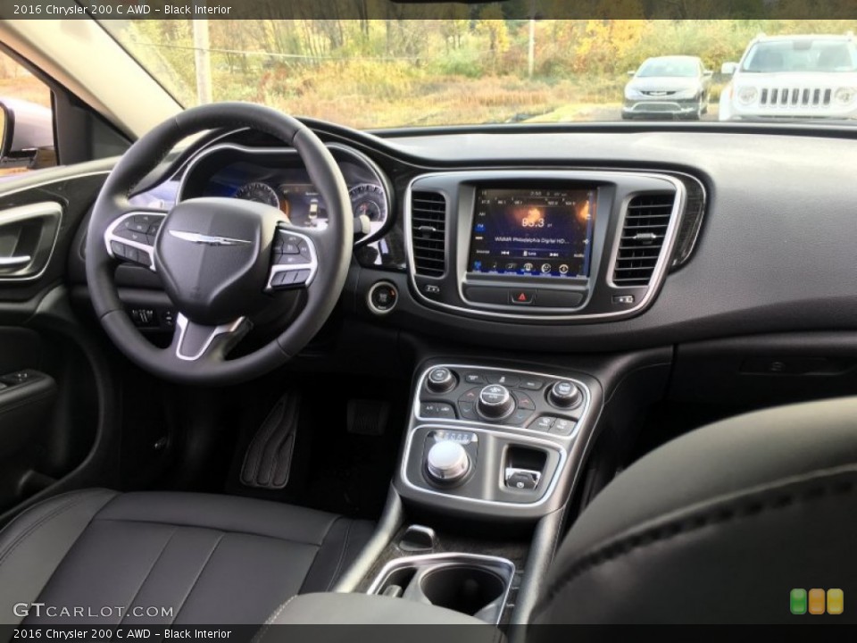 Black Interior Dashboard for the 2016 Chrysler 200 C AWD #108312513