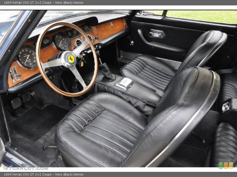 Nero (Black) Interior Photo for the 1964 Ferrari 330 GT 2+2 Coupe #108316610