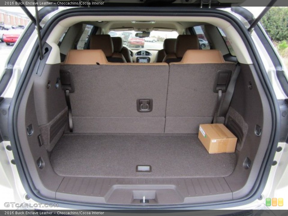 Choccachino/Cocoa Interior Trunk for the 2016 Buick Enclave Leather #108316998