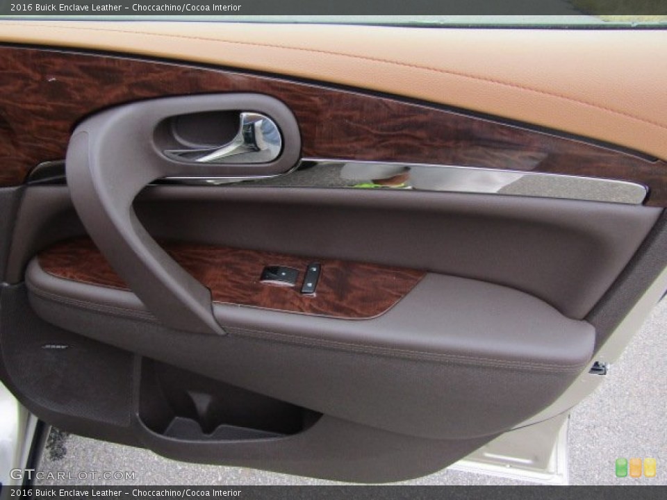 Choccachino/Cocoa Interior Door Panel for the 2016 Buick Enclave Leather #108317080