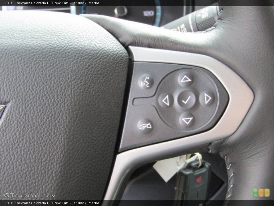 Jet Black Interior Controls for the 2016 Chevrolet Colorado LT Crew Cab #108317817