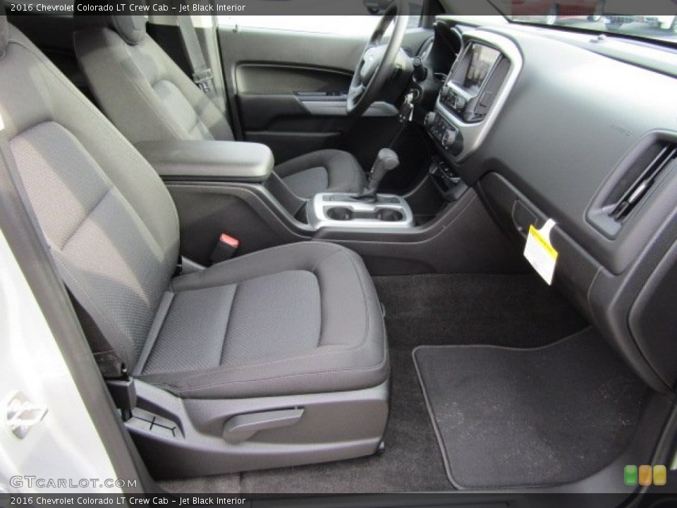 Jet Black Interior Front Seat for the 2016 Chevrolet Colorado LT Crew Cab #108317874