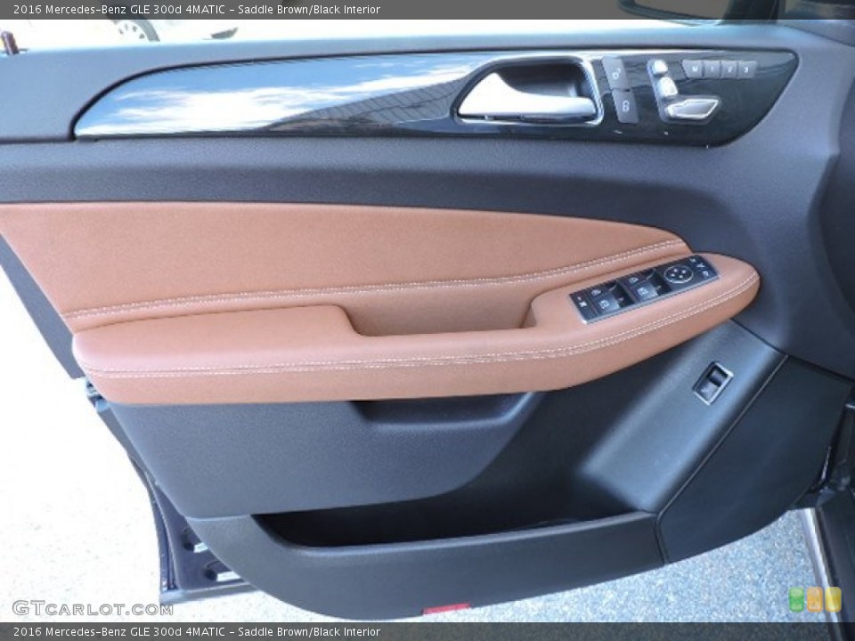 Saddle Brown/Black Interior Door Panel for the 2016 Mercedes-Benz GLE 300d 4MATIC #108327255
