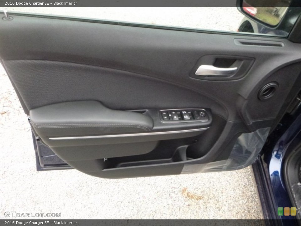 Black Interior Door Panel for the 2016 Dodge Charger SE #108328950