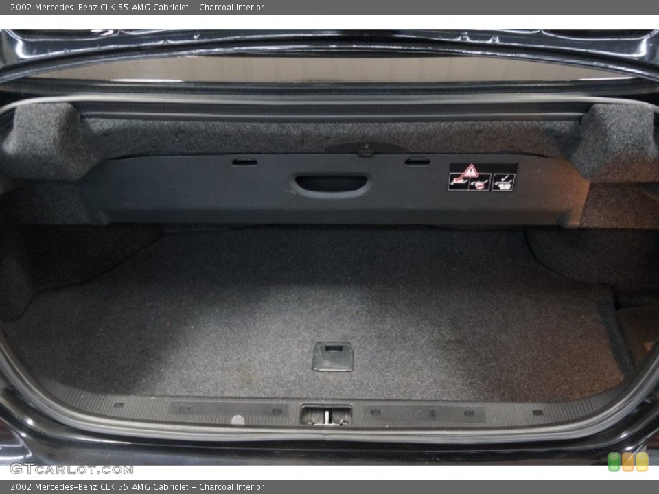 Charcoal Interior Trunk for the 2002 Mercedes-Benz CLK 55 AMG Cabriolet #108329259