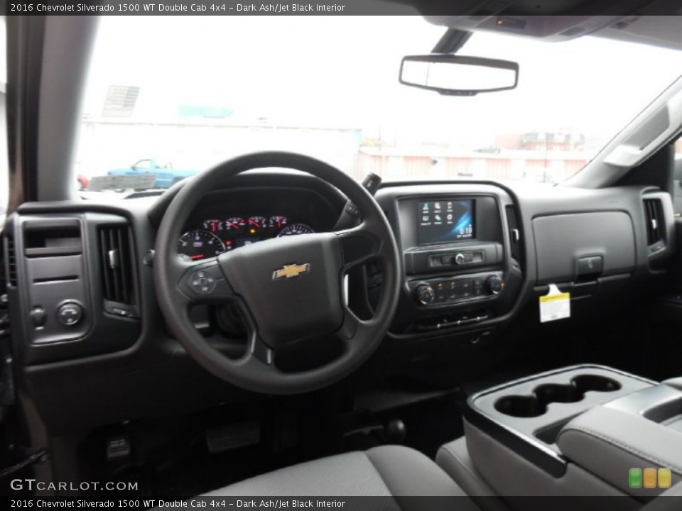 Dark Ash/Jet Black Interior Prime Interior for the 2016 Chevrolet Silverado 1500 WT Double Cab 4x4 #108333570