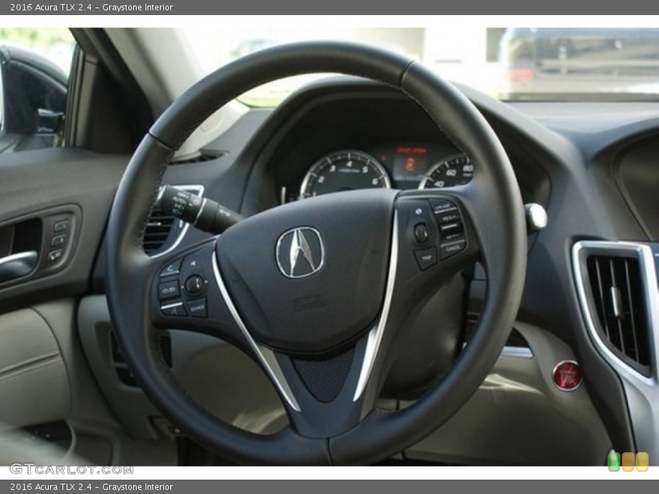 Graystone Interior Steering Wheel for the 2016 Acura TLX 2.4 #108345522