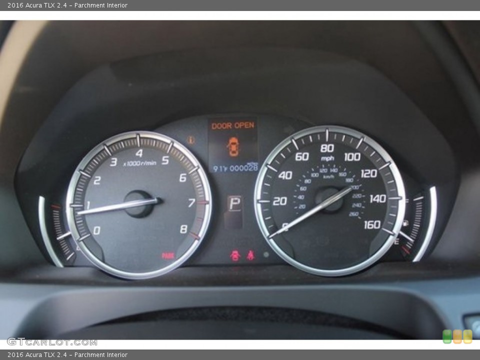Parchment Interior Gauges for the 2016 Acura TLX 2.4 #108346731