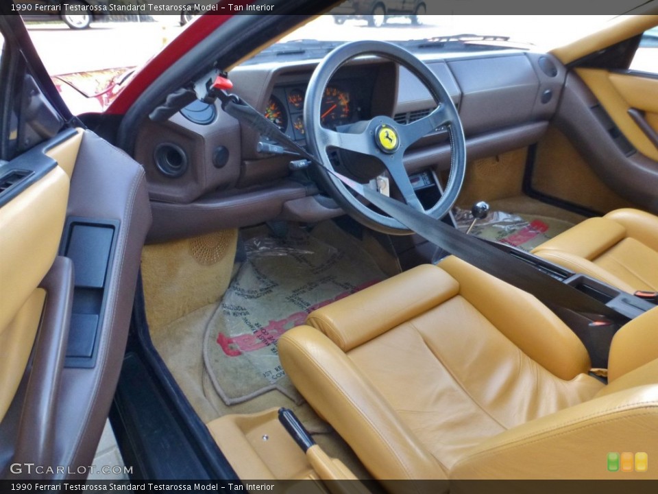 Tan Interior Prime Interior for the 1990 Ferrari Testarossa  #108347310