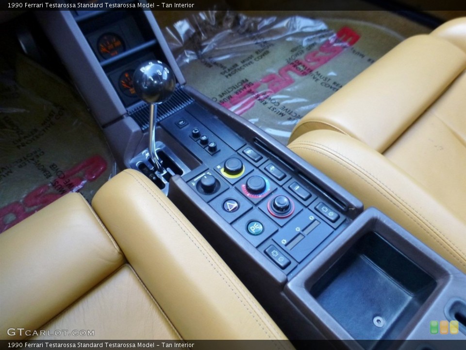 Tan Interior Controls for the 1990 Ferrari Testarossa  #108347496