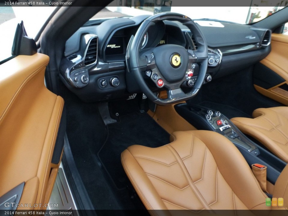 Cuoio 2014 Ferrari 458 Interiors