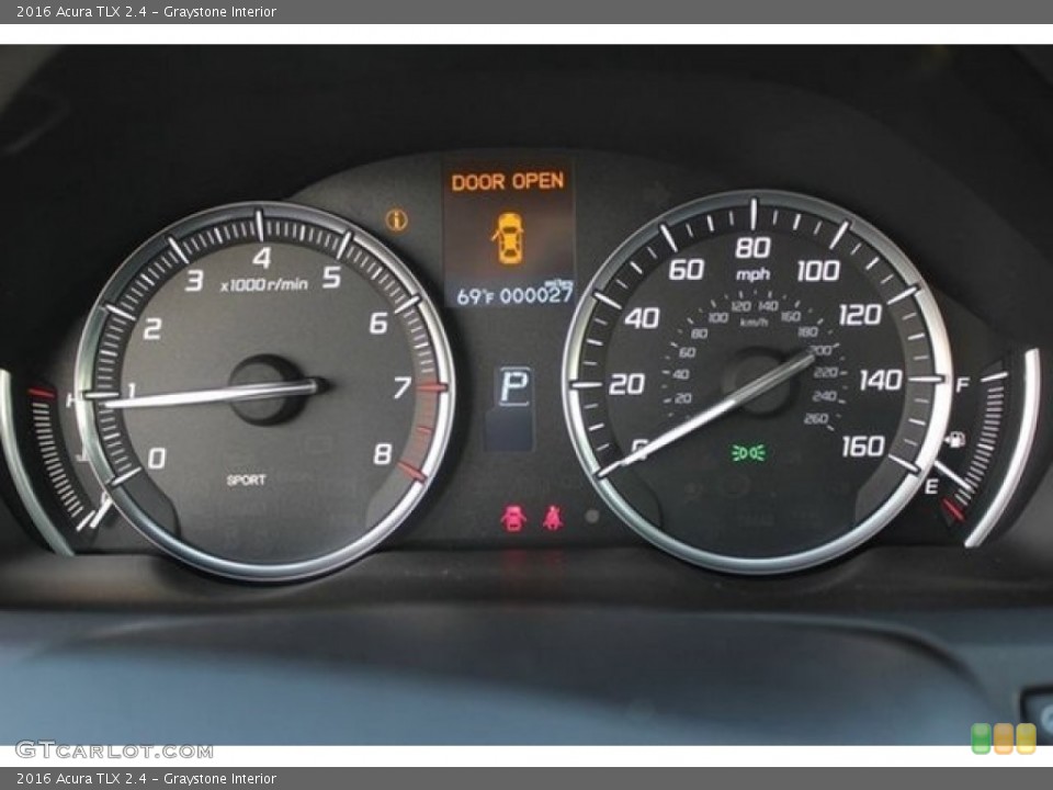 Graystone Interior Gauges for the 2016 Acura TLX 2.4 #108348252