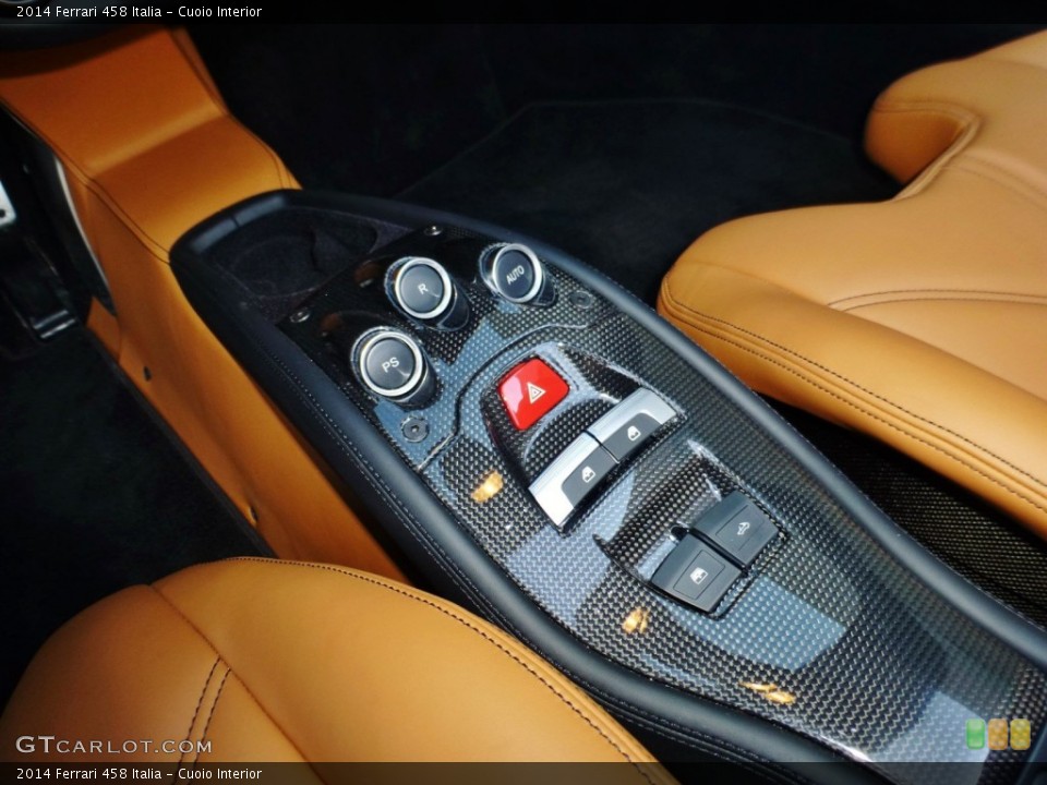 Cuoio Interior Controls for the 2014 Ferrari 458 Italia #108348411