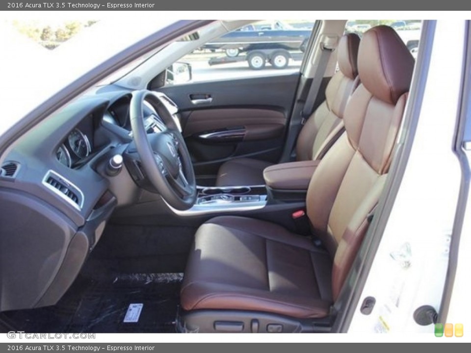 Espresso Interior Photo For The 2016 Acura Tlx 3 5