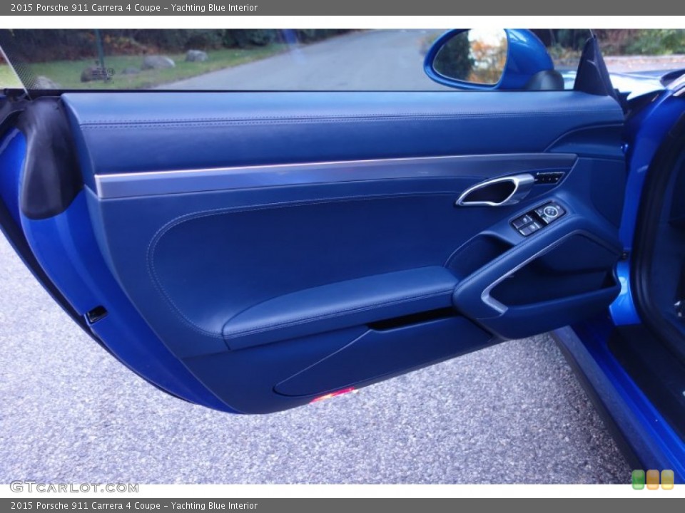 Yachting Blue Interior Door Panel for the 2015 Porsche 911 Carrera 4 Coupe #108348708