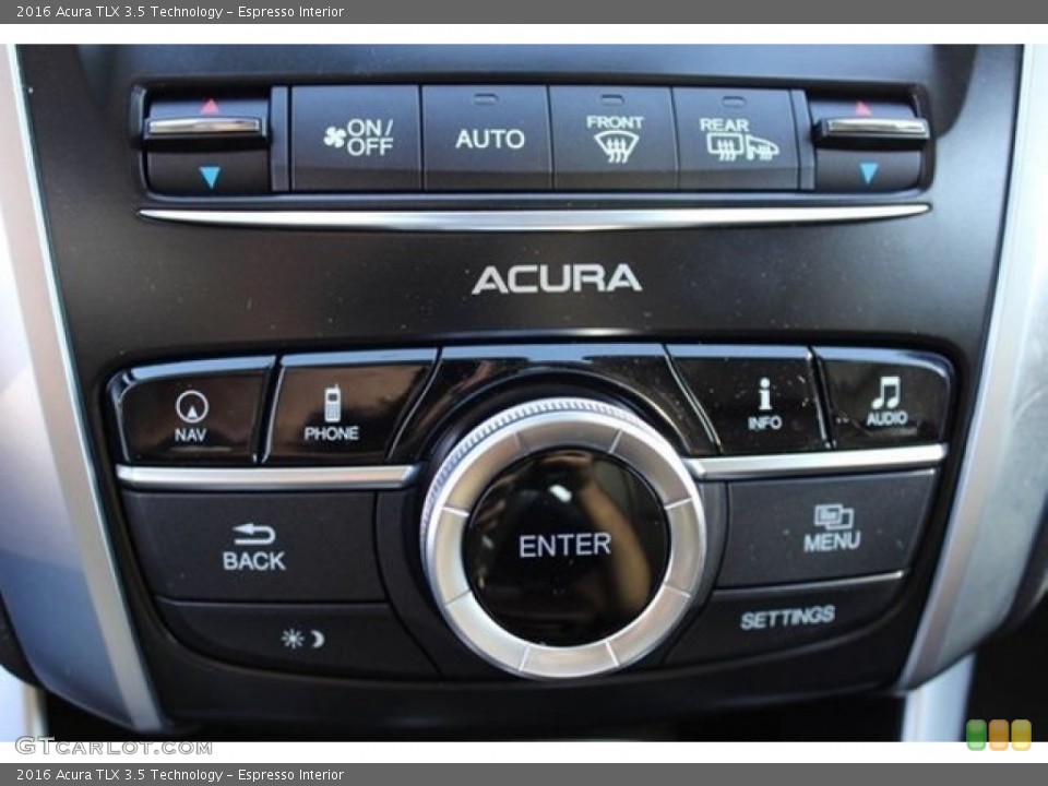 Espresso Interior Controls for the 2016 Acura TLX 3.5 Technology #108348777