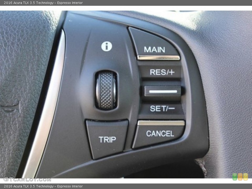 Espresso Interior Controls for the 2016 Acura TLX 3.5 Technology #108348792