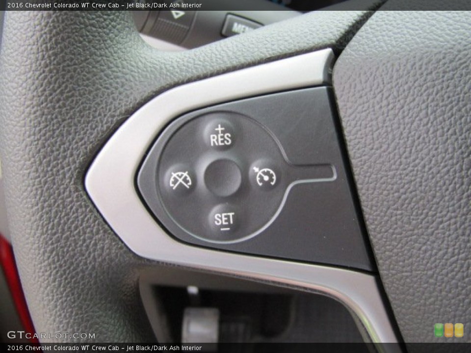 Jet Black/Dark Ash Interior Controls for the 2016 Chevrolet Colorado WT Crew Cab #108349038