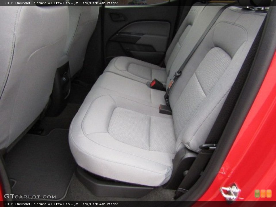 Jet Black/Dark Ash Interior Rear Seat for the 2016 Chevrolet Colorado WT Crew Cab #108349053