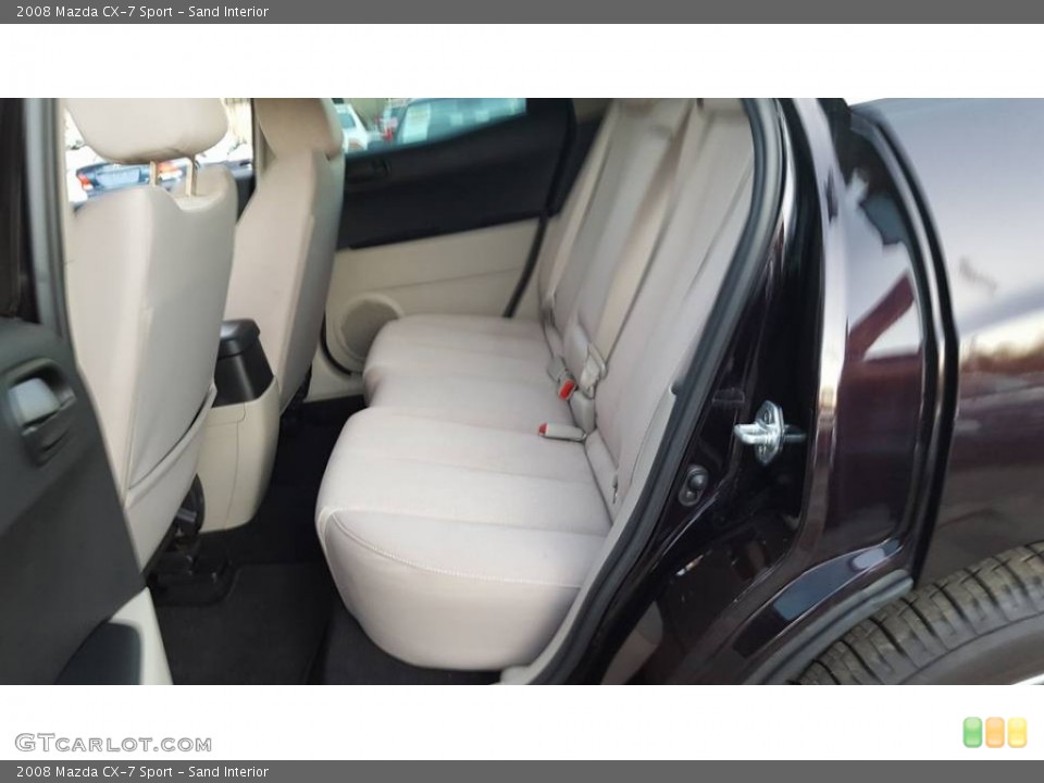 Sand Interior Rear Seat for the 2008 Mazda CX-7 Sport #108349989