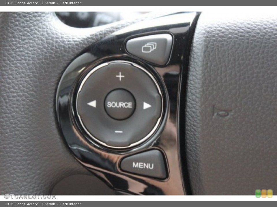 Black Interior Controls for the 2016 Honda Accord EX Sedan #108351798