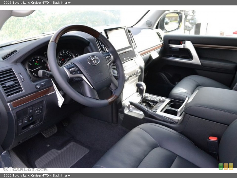 Black Interior Prime Interior for the 2016 Toyota Land Cruiser 4WD #108357093