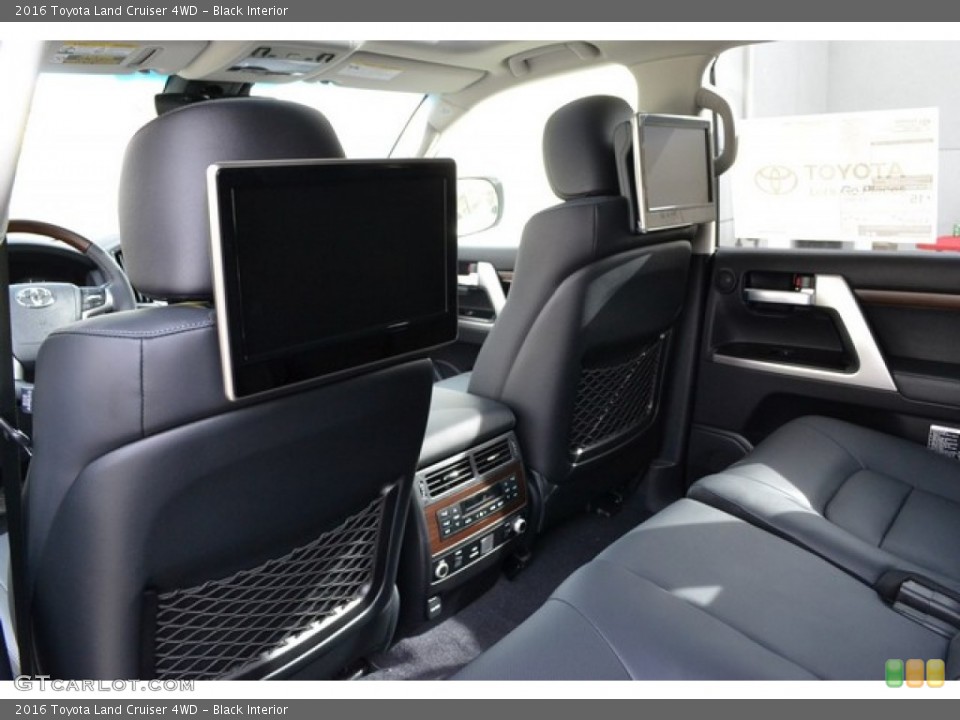Black Interior Entertainment System for the 2016 Toyota Land Cruiser 4WD #108357231