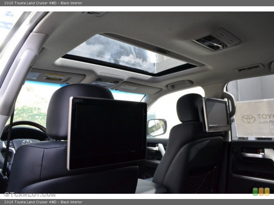 Black Interior Entertainment System for the 2016 Toyota Land Cruiser 4WD #108357255