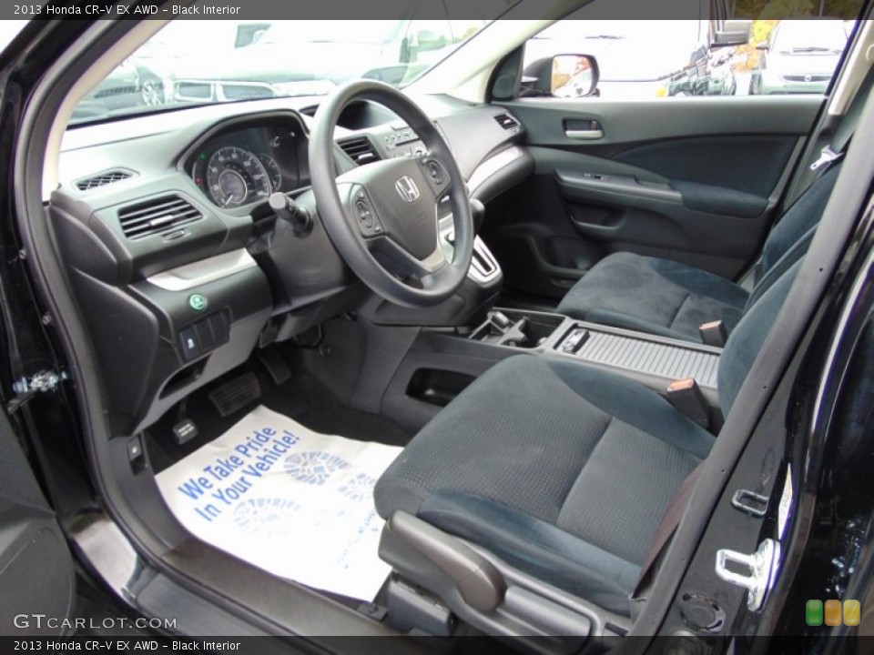 Black Interior Photo for the 2013 Honda CR-V EX AWD #108357696